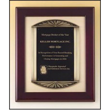 Rosewood Piano Finish Plaque