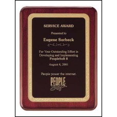 Rosewood Piano Finish Plaque