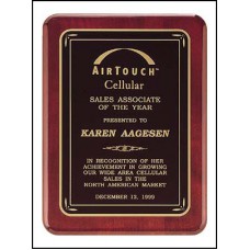 Rosewood Piano Finish Plaque