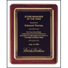 Rosewood Piano Finish Plaque