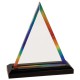 Triangle Impress Acrylic - Rainbow
