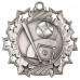2 1/4" Ten Star Baseball/Softball Medal