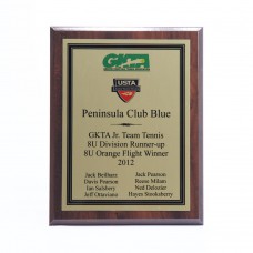 Gold Plate Glossy Cherry Finish