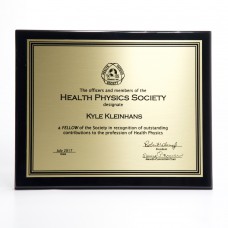 Black Piano Finish with Gold Plate