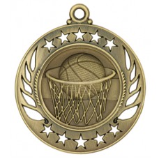 2 1/4" Galaxy Basketball Medal