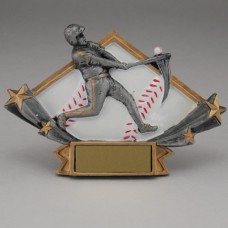 Diamond Star Baseball Resin - Small